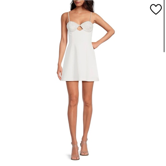 Gianni Bini Dresses & Skirts - NWT Gianni Bini Chloe A-Line Cut-Out Sequin Crepe Dress